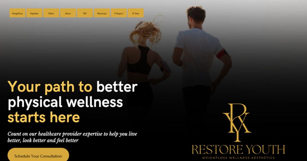 Clean, professional medical spa treatment room with neutral tones at Restore YOUth Weightloss Wellness Aesthetics in Rancho Mirage